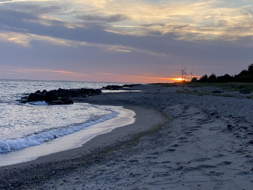 Solnedgang i Næsby