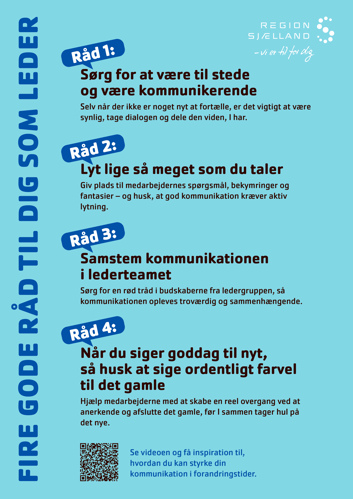 Fire gode råd til dig som leder i printversion