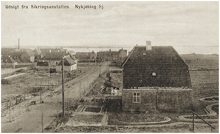 Billede af udsigt fra Sikringsafdelingen, Nykøbing Sj.